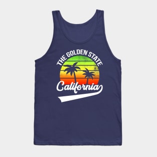 California Vintage 70s Retro Throwback Design Tank Top